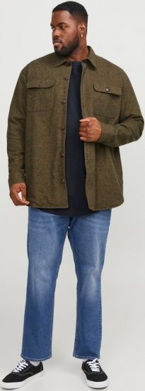 Jack & Jones NOA Crew Neck T-Shirt Navy Blazer - T-shirts - Stora T-shirts - 2XL-14XL