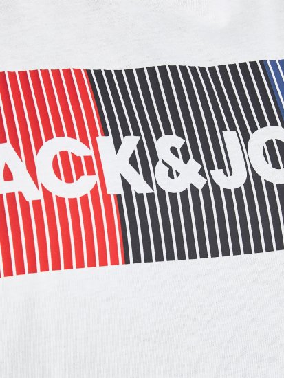 Jack & Jones JJECORP Logo Play T-Shirt White - T-shirts - Stora T-shirts - 2XL-14XL