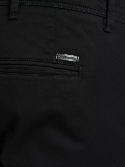 Jack & Jones JPSTBOWIE Chino Shorts Black - Shorts - Stora shorts W40-W60