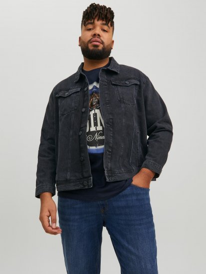 Jack & Jones JJIJEAN Denim Jacket Black Denim - Jackor - Stora jackor - 2XL-12XL