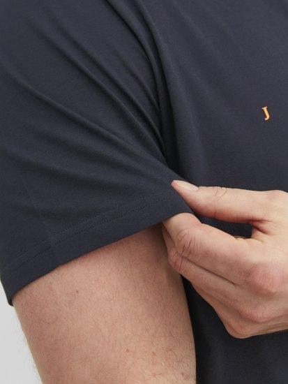 Jack & Jones STAR T-Shirt Dark Navy - T-shirts - Stora T-shirts - 2XL-14XL