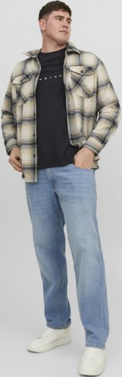 Jack & Jones STAR T-Shirt Black - T-shirts - Stora T-shirts - 2XL-14XL