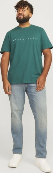 Jack & Jones STAR T-Shirt Deep Teal - T-shirts - Stora T-shirts - 2XL-14XL