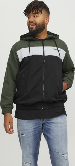 Jack & Jones RUSH Bomber Jacket with Hood Green - Jackor - Stora jackor - 2XL-12XL