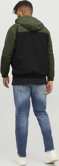 Jack & Jones RUSH Bomber Jacket with Hood Green - Jackor - Stora jackor - 2XL-12XL