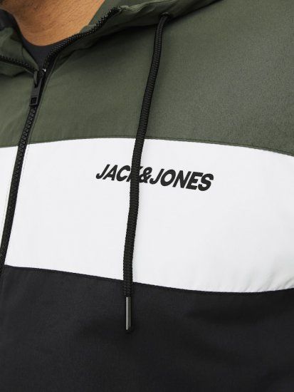 Jack & Jones RUSH Bomber Jacket with Hood Green - Jackor - Stora jackor - 2XL-12XL