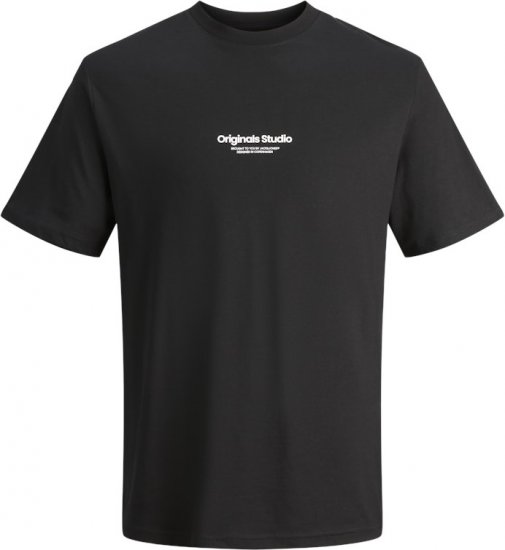 Jack & Jones ESTERBRO T-Shirt Black - T-shirts - Stora T-shirts - 2XL-14XL
