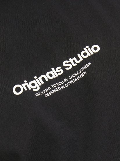 Jack & Jones ESTERBRO T-Shirt Black - T-shirts - Stora T-shirts - 2XL-14XL