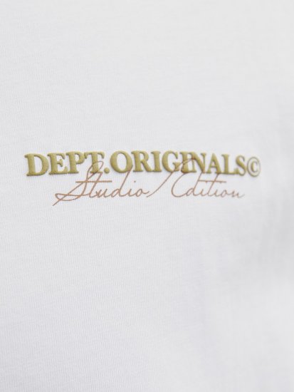 Jack & Jones Lington Crew Neck T-Shirt Bright White - T-shirts - Stora T-shirts - 2XL-14XL