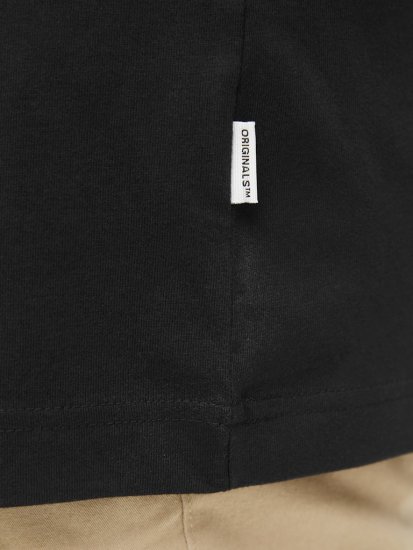 Jack & Jones Lington Crew Neck T-Shirt Black - T-shirts - Stora T-shirts - 2XL-14XL