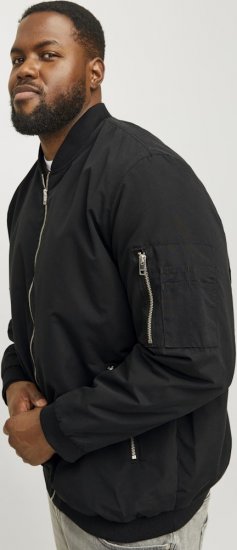 Jack & Jones RUSH Bomber Jacket Black - Jackor - Stora jackor - 2XL-12XL