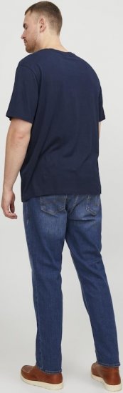Jack & Jones CORP Logo T-Shirt Navy Blazer - T-shirts - Stora T-shirts - 2XL-14XL