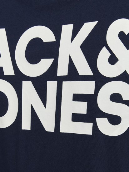 Jack & Jones CORP Logo T-Shirt Navy Blazer - T-shirts - Stora T-shirts - 2XL-14XL