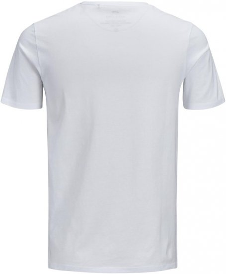 Jack & Jones JJECORP LOGO T-Shirt White - T-shirts - Stora T-shirts - 2XL-14XL