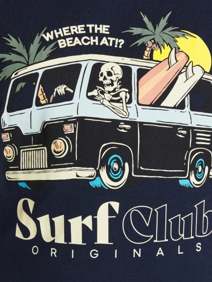 Jack & Jones Summerskull T-Shirt Navy Blazer - T-shirts - Stora T-shirts - 2XL-14XL