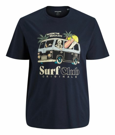Jack & Jones Summerskull T-Shirt Navy Blazer - T-shirts - Stora T-shirts - 2XL-14XL