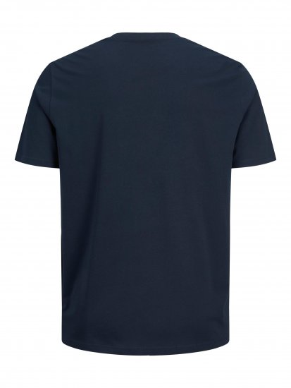 Jack & Jones JJELOGO TEE Navy - T-shirts - Stora T-shirts - 2XL-14XL
