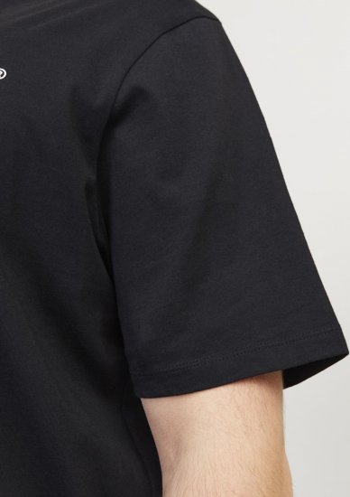 Jack & Jones Corp Logo Crew Neck T-Shirt Black - T-shirts - Stora T-shirts - 2XL-14XL