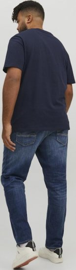 Jack & Jones CORP Logo T-Shirt Navy/PLAY 4 - T-shirts - Stora T-shirts - 2XL-14XL