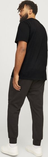 Jack & Jones CORP Logo T-Shirt Black - T-shirts - Stora T-shirts - 2XL-14XL