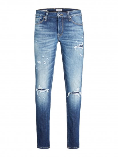Jack & Jones JJIGLENN JJSEAL Blue Denim Jeans - Jeans & byxor - Stora Jeans och Stora Byxor