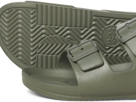 Jack & Jones Croxton Moulded Sandals Khaki - Herrskor 40-52 - 