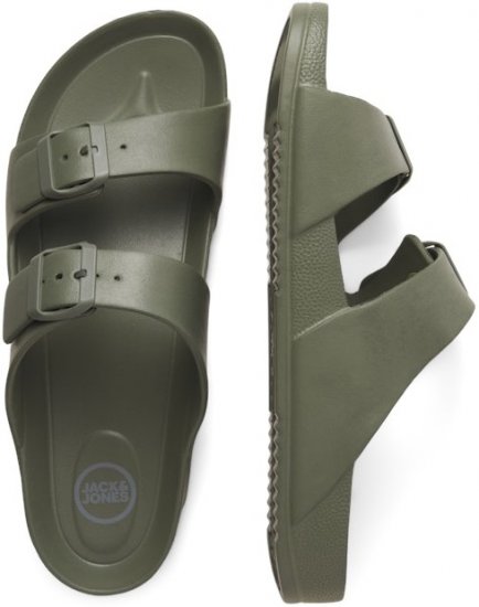 Jack & Jones Croxton Moulded Sandals Khaki - Herrskor 40-52 - 
