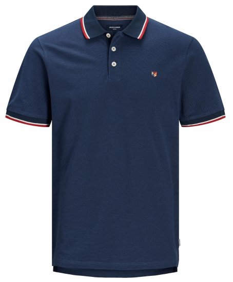 Jack & Jones JPRWINBLU Poloshirt Navy Blazer - Pikétröjor - Stora pikétröjor - 2XL-8XL