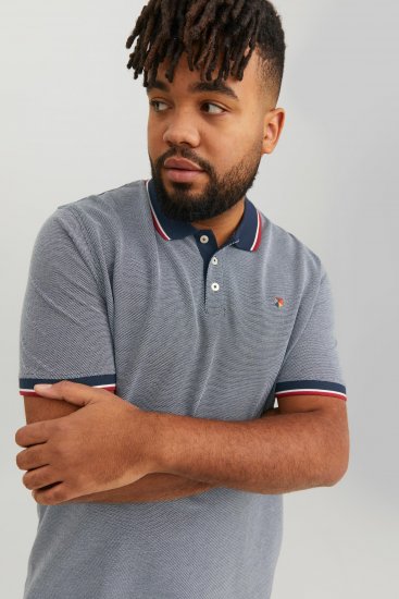 Jack & Jones JPRWINBLU Poloshirt Mood Indigo - Pikétröjor - Stora pikétröjor - 2XL-8XL