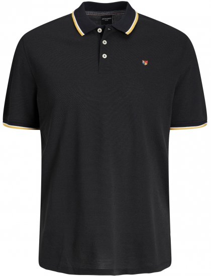 Jack & Jones JPRWINBLU Poloshirt Black - Pikétröjor - Stora pikétröjor - 2XL-8XL