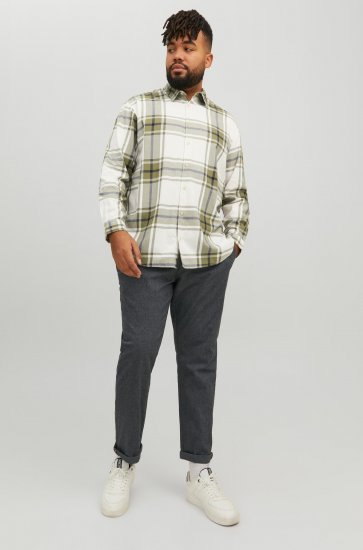 Jack & Jones JORJOSHUA Checked Shirt Dusty Olive - Skjortor - Stora skjortor - 2XL-8XL