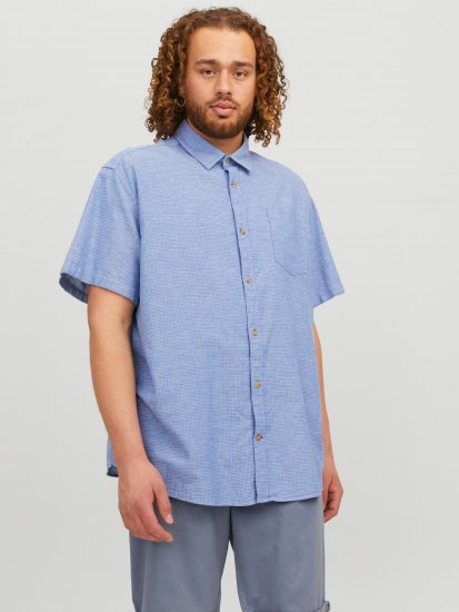 Jack & Jones JORABEL Casual Shirt Ensign Blue - Skjortor - Stora skjortor - 2XL-8XL