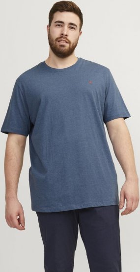 Jack & Jones PAULOS T-Shirt Denim Blue - T-shirts - Stora T-shirts - 2XL-14XL