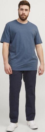 Jack & Jones PAULOS T-Shirt Denim Blue - T-shirts - Stora T-shirts - 2XL-14XL