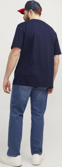 Jack & Jones PAULOS T-Shirt Navy Blazer - T-shirts - Stora T-shirts - 2XL-14XL
