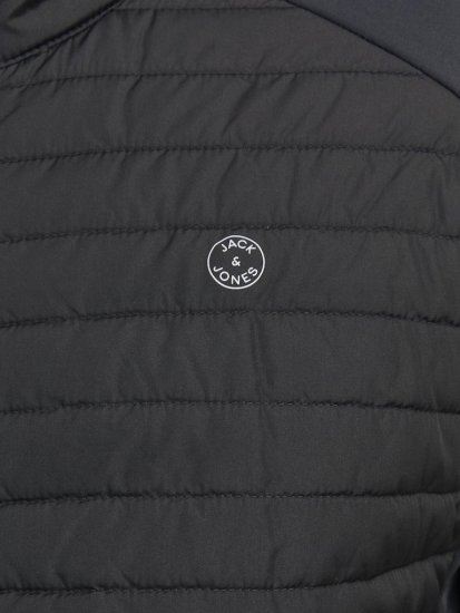 Jack & Jones MULTI SET-IN Sleeves Quilted Jacket With Collar Black - Jackor - Stora jackor - 2XL-12XL