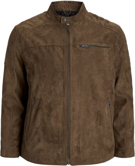 Jack & Jones ROCKY Jacket Brown - Jackor - Stora jackor - 2XL-12XL