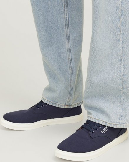 Jack & Jone Mission Canvas Sneakers Navy Blazer - Herrskor 40-52 - 
