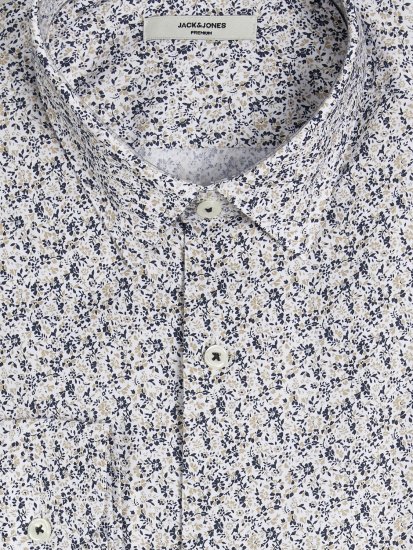 Jack & Jones JPRBLANORDIC LS Shirt White - Skjortor - Stora skjortor - 2XL-8XL