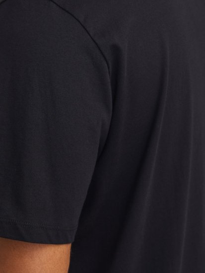 Jack & Jones LOGO O-Neck T-Shirt Black - T-shirts - Stora T-shirts - 2XL-14XL