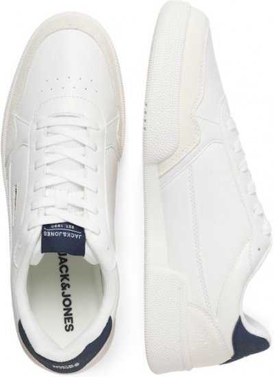 Jack & Jones Bounce Sneakers White/Navy BLAZE - Herrskor 40-52 - 