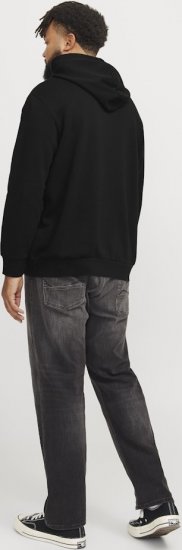 Jack & Jones CORP OLD LOGO REG FIT Hoodie Black - Tröjor & hoodies - Stora hoodies & tröjor - 2XL-14XL