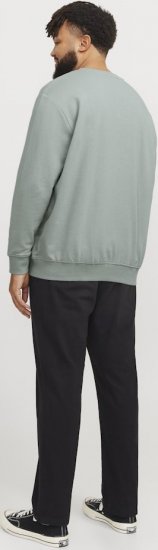 Jack & Jones HUDSON Sweatshirt Iceberg Green - Tröjor & hoodies - Stora hoodies & tröjor - 2XL-14XL