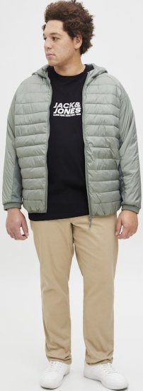 Jack & Jones Tarmac Branding Crew Neck T-Shirt Black - T-shirts - Stora T-shirts - 2XL-14XL