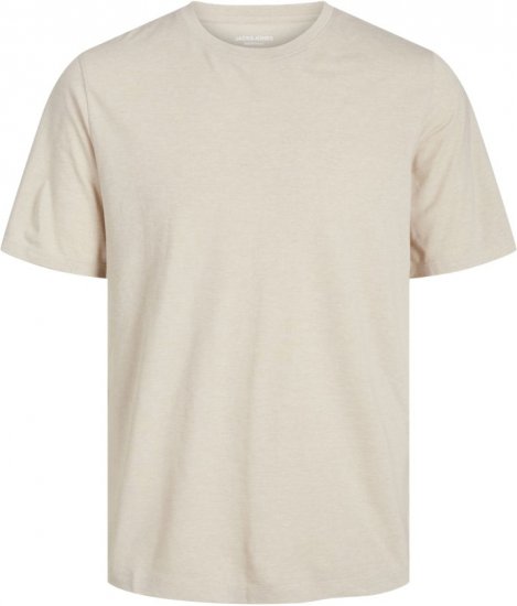 Jack & Jones ORGANIC T-Shirt Grey/Melange - T-shirts - Stora T-shirts - 2XL-14XL