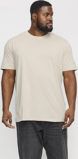 Jack & Jones ORGANIC T-Shirt Grey/Melange - T-shirts - Stora T-shirts - 2XL-14XL
