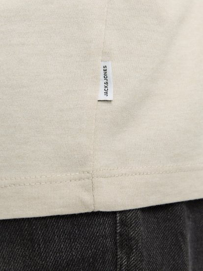 Jack & Jones ORGANIC T-Shirt Grey/Melange - T-shirts - Stora T-shirts - 2XL-14XL