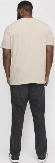 Jack & Jones ORGANIC T-Shirt Grey/Melange - T-shirts - Stora T-shirts - 2XL-14XL