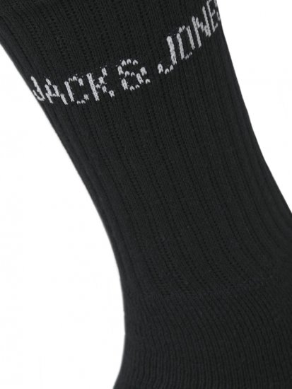 Jack & Jones REGEN Tennis Socks 9-Pack Black - Strumpor - Strumpor för herrar i stora storlekar