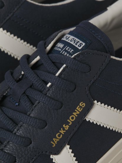Jack & Jones Morden Canvas Special Sneakers Navy Blazer/MarshM - Herrskor 40-52 - 